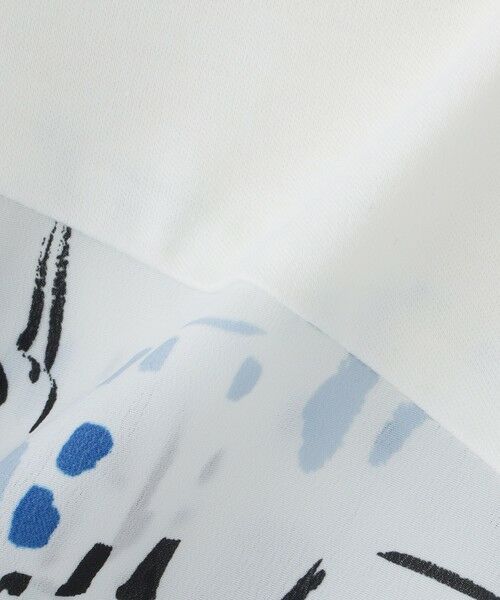 EVEX by KRIZIA / エヴェックス バイ クリツィア カットソー | 【接触冷感・ウォッシャブル】ヨットハーバープリントコンビカットソー | 詳細5