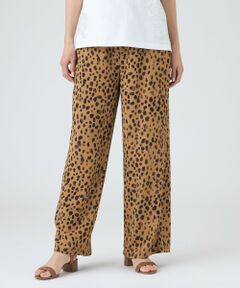 EVEX by KRIZIA / エヴェックス バイ クリツィア その他パンツ | 【カタログ掲載・吸水速乾・マシンウォッシャブル】チータープリントセミワイドパンツ