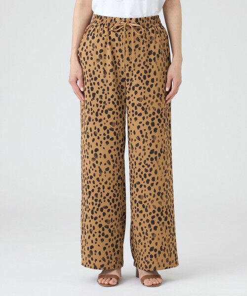 EVEX by KRIZIA / エヴェックス バイ クリツィア その他パンツ | 【カタログ掲載・吸水速乾・マシンウォッシャブル】チータープリントセミワイドパンツ | 詳細3