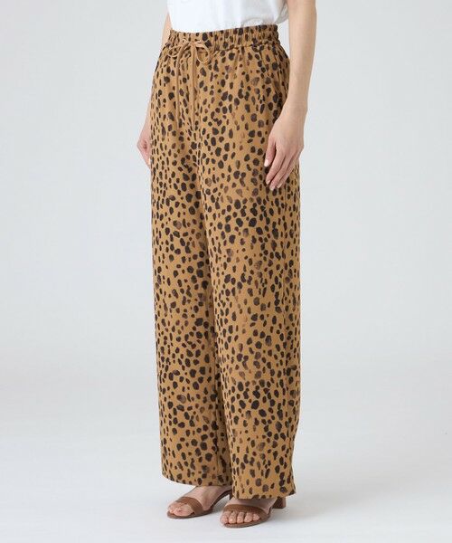 EVEX by KRIZIA / エヴェックス バイ クリツィア その他パンツ | 【カタログ掲載・吸水速乾・マシンウォッシャブル】チータープリントセミワイドパンツ | 詳細4