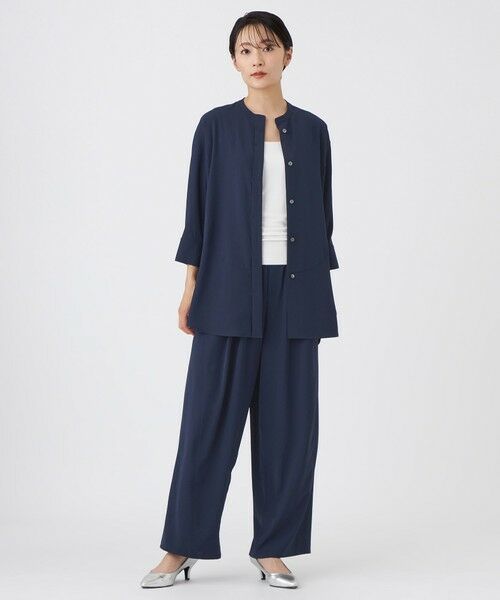 EVEX by KRIZIA / エヴェックス バイ クリツィア その他パンツ | 【接触冷感・吸水速乾・遮熱・UV対策・マシンウォッシャブル】【キマル！シリーズ】キマルサテンカーブパンツ | 詳細1