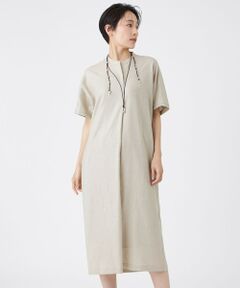 EVEX by KRIZIA / エヴェックス バイ クリツィア ロング・マキシ丈ワンピース | 【カタログ掲載】【接触冷感・マシンウォッシャブル】ファージュストレッチワンピース