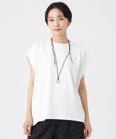 EVEX by KRIZIA / エヴェックス バイ クリツィア カットソー | 【EDITION掲載】【ウォッシャブル】フレンチスリーブドルマンカットソー