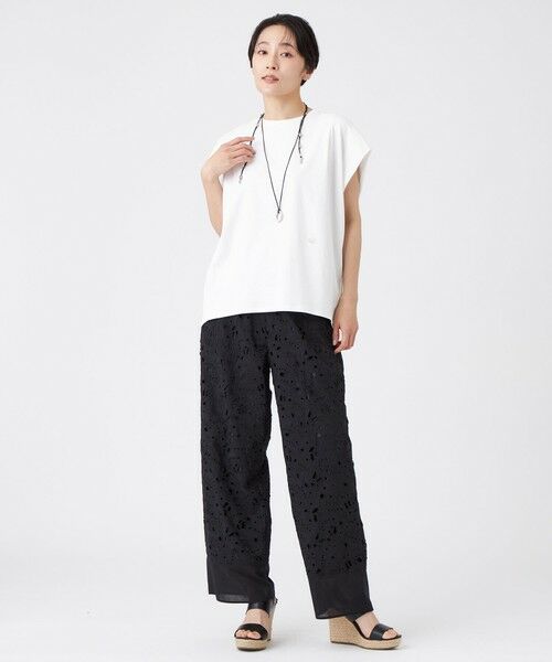 EVEX by KRIZIA / エヴェックス バイ クリツィア カットソー | 【EDITION掲載】【ウォッシャブル】フレンチスリーブドルマンカットソー | 詳細1