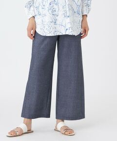 EVEX by KRIZIA / エヴェックス バイ クリツィア その他パンツ | 【接触冷感・吸水速乾・UV対策・マシンウォッシャブル】メッシュデニムプリントパンツ