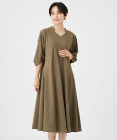 EVEX by KRIZIA / エヴェックス バイ クリツィア ロング・マキシ丈ワンピース | 【接触冷感・UV対策・マシンウォッシャブル】コンチェロフレアワンピース