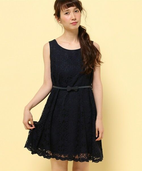 セール サマーレースワンピース ミニ丈 ひざ丈ワンピース Feroux フェルゥ ファッション通販 タカシマヤファッションスクエア