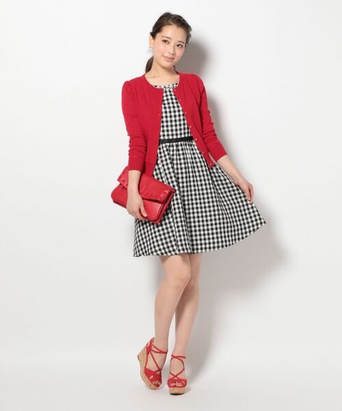 セール Cancam6月号掲載 まいまい Feroux ワンピース ミニ丈 ひざ丈ワンピース Feroux フェルゥ ファッション通販 タカシマヤファッションスクエア