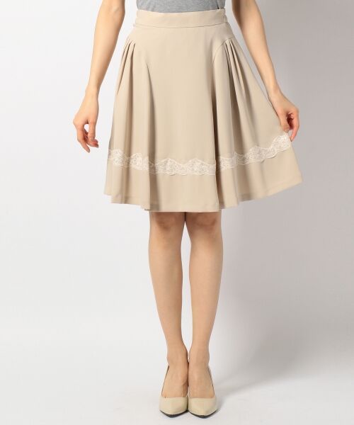 セール フレアーレーススカート ミニ ひざ丈スカート Feroux フェルゥ ファッション通販 タカシマヤファッションスクエア