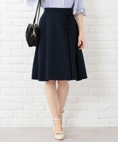 Feroux / フェルゥ ミニ・ひざ丈スカート | 【洗える】エレガンスレースアップ スカート