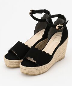 Feroux / フェルゥ サンダル | フェミニンスカラウェッジ