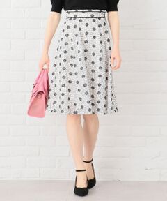 Feroux / フェルゥ ミニ・ひざ丈スカート | 【洗える】Luxuryｴﾝﾌﾞﾛｲﾀﾞﾘｰ スカート