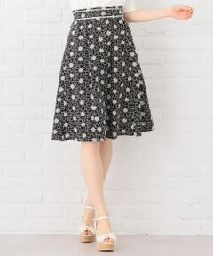 Feroux / フェルゥ ミニ・ひざ丈スカート | 【洗える】Luxuryｴﾝﾌﾞﾛｲﾀﾞﾘｰ スカート