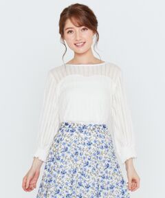 Feroux / フェルゥ Tシャツ | 【洗える！】フェミニンレーステレコ カットソー