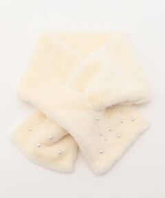 Feroux / フェルゥ マフラー・ショール・スヌード・ストール | フェイクパールファー ティペット