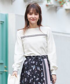 Feroux / フェルゥ ニット・セーター | 【洗える】パターンレーシー ニット