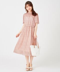 Feroux / フェルゥ ミニ丈・ひざ丈ワンピース | 【洗える】パインベリープリント ワンピース