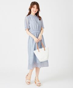 Feroux / フェルゥ ミニ丈・ひざ丈ワンピース | 【洗える】パインベリープリント ワンピース