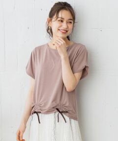 【おうち時間に】レースアップフェミニン Tシャツ