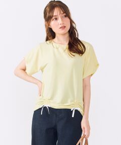 【おうち時間に】レースアップフェミニン Tシャツ