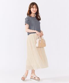 Feroux / フェルゥ ミニ丈・ひざ丈ワンピース | 【おうち時間に】マジョリカプリーツコンビ ワンピース