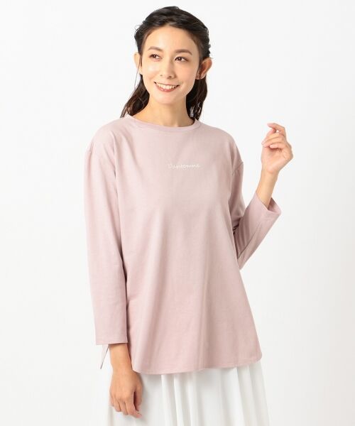 Feroux / フェルゥ Tシャツ | 【洗える】シャツテールロング Tシャツ | 詳細18