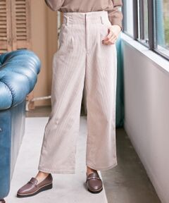 Feroux / フェルゥ その他パンツ | 【洗える】ハイウエストバギーコーデュロイ パンツ