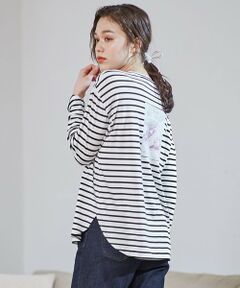 【洗える】バックフォトロング Tシャツ