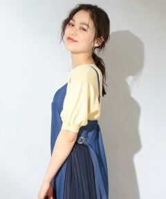 【洗える】パフスリニット Tシャツ