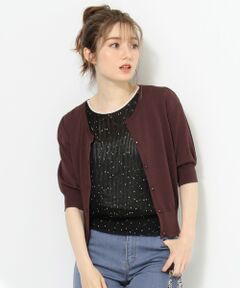 Feroux / フェルゥ カーディガン・ボレロ | 【UVケア/接触冷感】ハーフスリーブ カーディガン