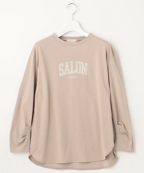 Feroux / フェルゥ カットソー | 【洗える】カレッジロゴ長袖 Ｔシャツ | 詳細8