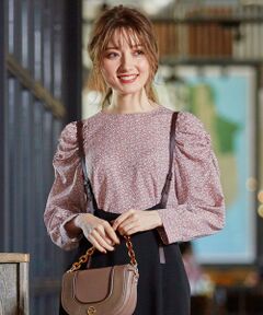 Feroux / フェルゥ シャツ・ブラウス | 【洗える】パワショル花柄 ブラウス