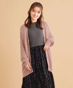 Feroux / フェルゥ カーディガン・ボレロ | 【洗える】アンゴラ混ニット カーディガン