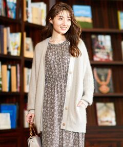 Feroux / フェルゥ カーディガン・ボレロ | 【洗える】アンゴラ混ニット カーディガン