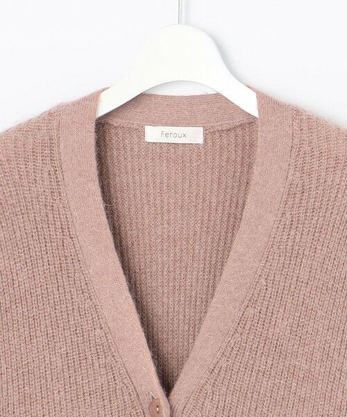 Feroux / フェルゥ カーディガン・ボレロ | 【洗える】アンゴラ混ニット カーディガン | 詳細4
