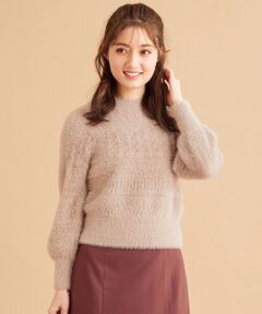 Feroux / フェルゥ ニット・セーター | 【洗える】透かし編みフェザーライク ニット