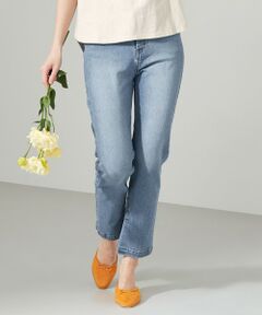 Feroux / フェルゥ デニムパンツ | 【洗える】ハイウエストサイドスリットスリムデニム パンツ