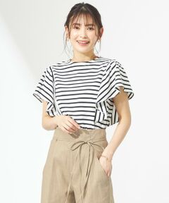 Feroux / フェルゥ カットソー | 【吸水速乾・洗える】フラッタースリーブ Tシャツ