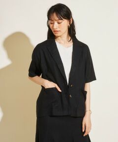 Feroux / フェルゥ シャツ・ブラウス | 【洗える】リネンレーヨンシャツ ジャケット