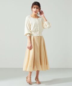 Feroux / フェルゥ セットアップ | 【2SET】2WAYニット×シアーギンガムキャミ ワンピース