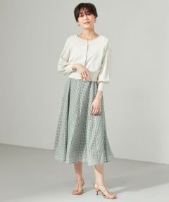 Feroux / フェルゥ セットアップ | 【2SET】2WAYニット×シアーギンガムキャミ ワンピース