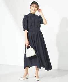 【セットアイテム】シアー ブラウス × イレヘム スカート