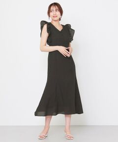 Feroux / フェルゥ ロング・マキシ丈ワンピース | 【洗える】サッカーストライプフェアリー ワンピース