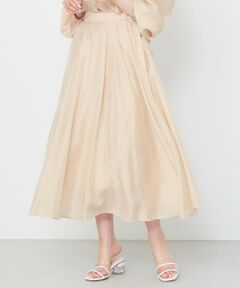 Feroux / フェルゥ ミニ・ひざ丈スカート | 【洗える】シアーボリューム スカート