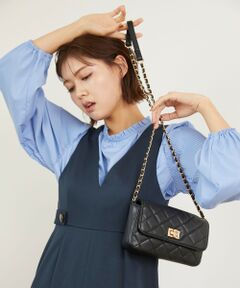 Feroux / フェルゥ ショルダーバッグ | チェーンベルトキルティングショルダー バッグ