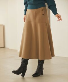 Feroux / フェルゥ ミニ・ひざ丈スカート | ウールライクマーメイド スカート