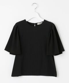 【UVケア】ジョーゼットフレアスリーブ Tシャツ