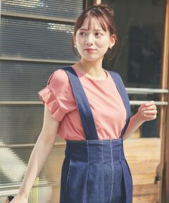 Feroux / フェルゥ カットソー | 【UVケア】タックスリーブ Tシャツ