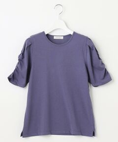 【UVケア・美人百花7月号掲載】ギャザースリーブ Tシャツ