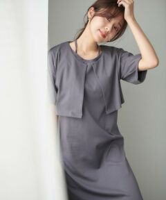 Feroux / フェルゥ ロング・マキシ丈ワンピース | 【セットアイテム】カットレイヤード ワンピース